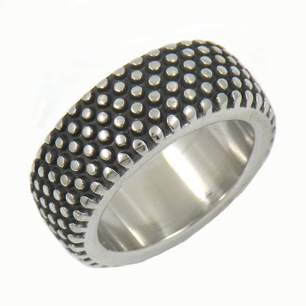 fanssteel stainless steel mens or womens punk vintage jewelry dot motor cycle tire biker ring gift 13w95, Silver
fanssteel stainless steel mens or womens punk vintage jewelry dot motor cycle tire biker ring gift 13w95, Silver