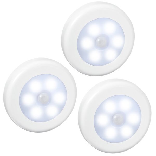 Lights Night 6 LED Battery-Operated Motion Sensor Light Automatic Lamp Light for Closets Hallways
Lights Night 6 LED Battery-Operated Motion Sensor Light Automatic Lamp Light for Closets Hallways
