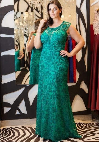 emerald lace mermaid plus size prom dresses sheer jewel neck evening gowns floor length long formal dress, Black
emerald lace mermaid plus size prom dresses sheer jewel neck evening gowns floor length long formal dress, Black