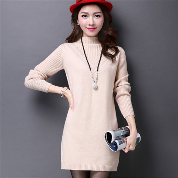 wholesale- 2016 women sweater warm autumn winter new slim solid half-height collar knit sweaters pullover 6 colors c157, White;black
wholesale- 2016 women sweater warm autumn winter new slim solid half-height collar knit sweaters pullover 6 colors c157, White;black