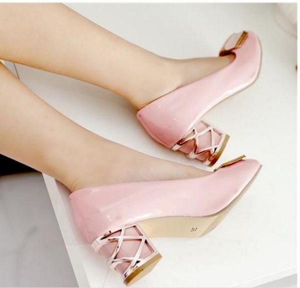 spring and autumn new high-heeled shoes asakuchi european princess with paten coarse work shoes student accomplishment, Black
spring and autumn new high-heeled shoes asakuchi european princess with paten coarse work shoes student accomplishment, Black