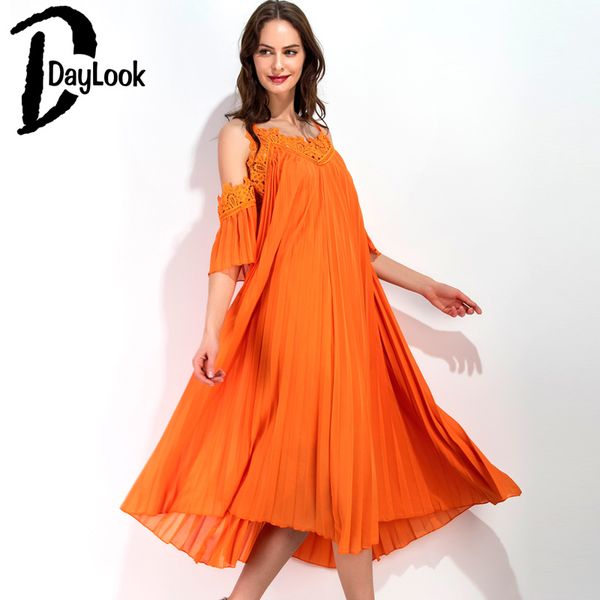 wholesale- daylook 2016 women dress orange ruched puff crochet lace cold shoulder open back loose pleated beach maxi dress plus size s-l, White;black
wholesale- daylook 2016 women dress orange ruched puff crochet lace cold shoulder open back loose pleated beach maxi dress plus size s-l, White;black