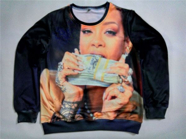 real usa size rihanna stacks 3d sublimation print crewneck sweatshirts plus size, Black
real usa size rihanna stacks 3d sublimation print crewneck sweatshirts plus size, Black