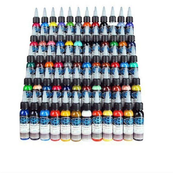 New Tattoo Ink Fusion 60 Colors Set 1 oz 30ml/Bottle Tattoo Pigment Kit Free Shipping
New Tattoo Ink Fusion 60 Colors Set 1 oz 30ml/Bottle Tattoo Pigment Kit Free Shipping