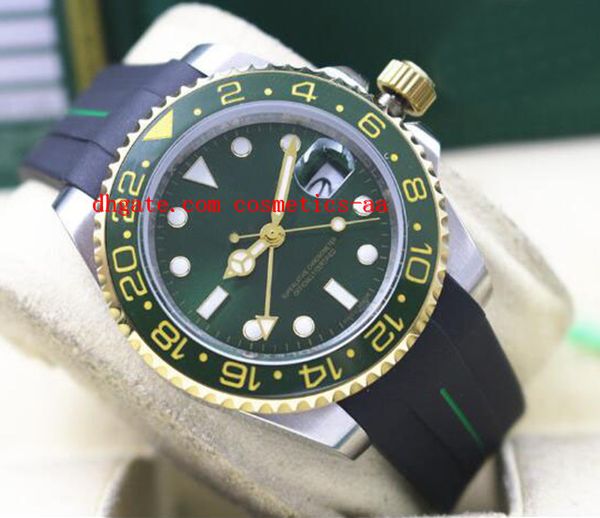 fashion 2018 luxury wristwatch 40mm 18k gold rubber bracelet ii ceramic green dial # 116718 automatic mechanical men watches new, Slivery;brown
fashion 2018 luxury wristwatch 40mm 18k gold rubber bracelet ii ceramic green dial # 116718 automatic mechanical men watches new, Slivery;brown