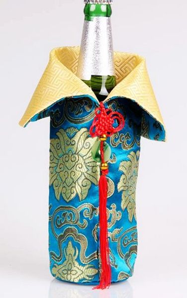 chinese knot christmas cover wine bottle bag table decoration 750ml wine bottle gift bag silk brocade red wine clothes fit 750ml 10pcs/lot
chinese knot christmas cover wine bottle bag table decoration 750ml wine bottle gift bag silk brocade red wine clothes fit 750ml 10pcs/lot