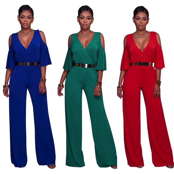 summer casual jumpsuits for women deep v wide leg elegant overalls romper bodycon flouncing bodysuit with belt, Black;white
summer casual jumpsuits for women deep v wide leg elegant overalls romper bodycon flouncing bodysuit with belt, Black;white