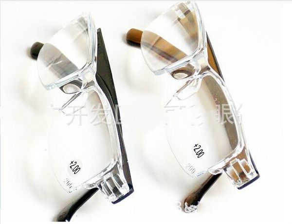 fashion plastic reading glasses tr90 mini rimless presbyopic pocket reader design optics reading glasses for men & women