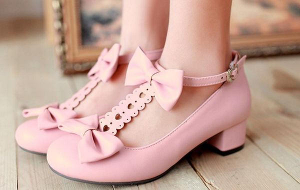 princess girl age season shoes shoes sweet bowknot of documentary shoes, Black