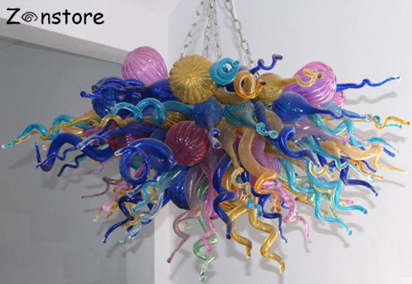 modern multicolor chain chandelier living room decor 100% handmade blown glass murano glass led chandelier lighting
modern multicolor chain chandelier living room decor 100% handmade blown glass murano glass led chandelier lighting
