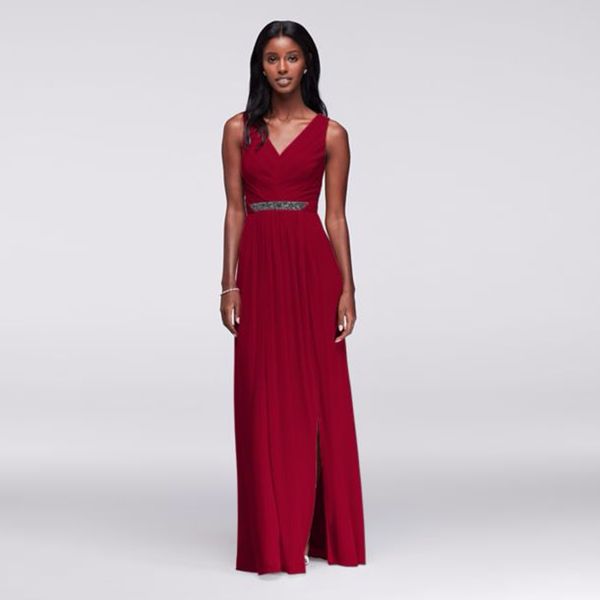 long chiffon dress with v-neck and beaded waistband bridesmaid dresses w11092 wedding party dress evening dress formal dresses, White;pink
long chiffon dress with v-neck and beaded waistband bridesmaid dresses w11092 wedding party dress evening dress formal dresses, White;pink