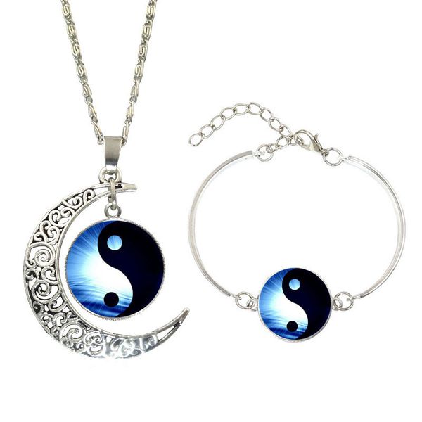 new 5set creative classic tai chi jewelry sets for children silver color earrings bracelets & bangles vintage statement necklace set gifts, Red;brown
new 5set creative classic tai chi jewelry sets for children silver color earrings bracelets & bangles vintage statement necklace set gifts, Red;brown