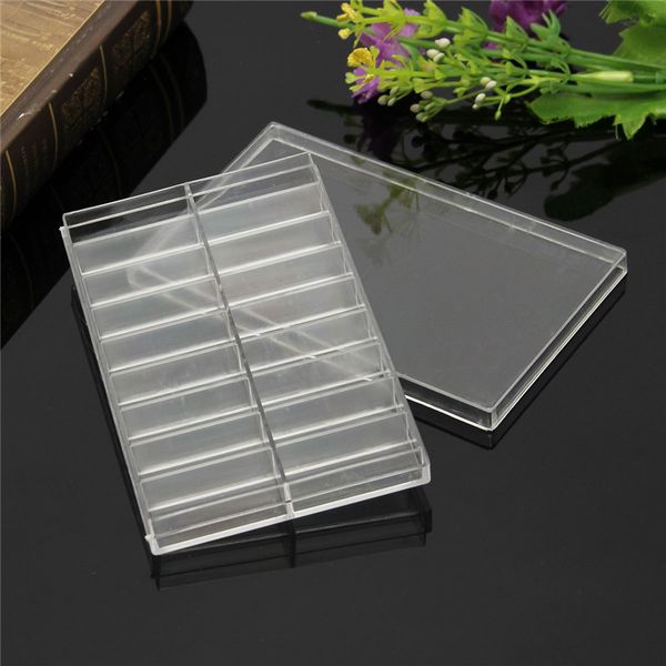 excellent quality 18 grid transparent plastic storage case box for watch pin spring bar screw bead watch tool box
excellent quality 18 grid transparent plastic storage case box for watch pin spring bar screw bead watch tool box