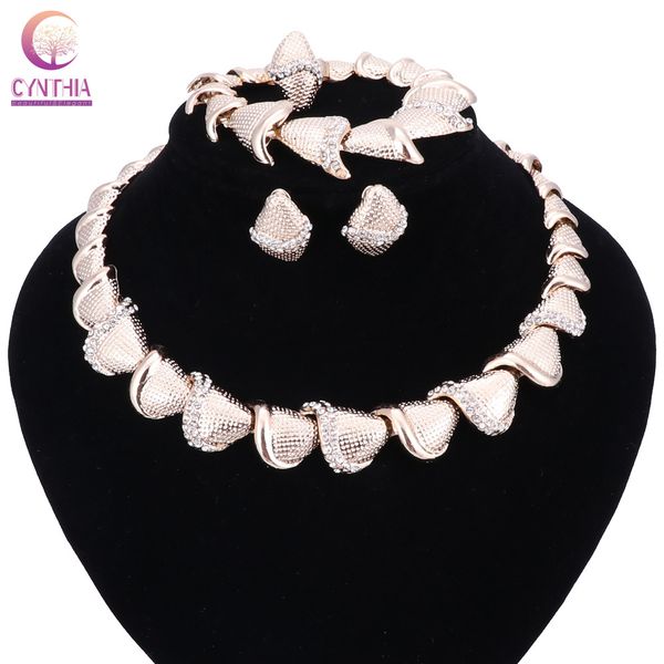 fashion gold color wedding african beads jewelry sets dubai gold crystal jewelry sets costume romantic long design necklace sets, Black
fashion gold color wedding african beads jewelry sets dubai gold crystal jewelry sets costume romantic long design necklace sets, Black