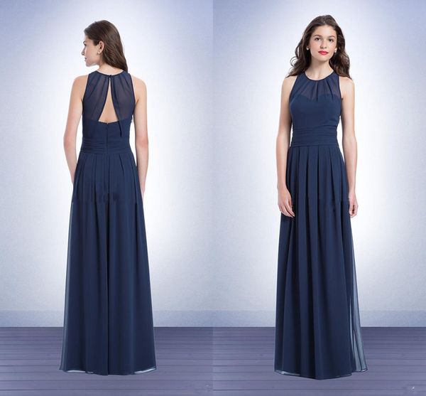 2017 chiffon navy blue jewel a line bridesmaid dress v back slesveles floor length prom gowns junior bridesmaid dress custom made, Blue;red
2017 chiffon navy blue jewel a line bridesmaid dress v back slesveles floor length prom gowns junior bridesmaid dress custom made, Blue;red