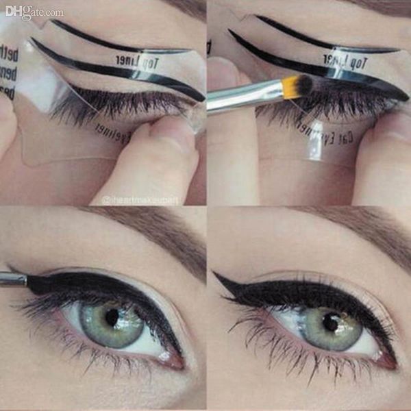 2 styles beauty cat eyeliner models smokey eye stencil template shaper eyeliner makeup tool sale
2 styles beauty cat eyeliner models smokey eye stencil template shaper eyeliner makeup tool sale