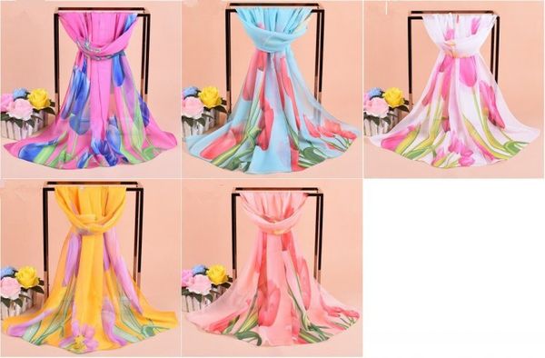 new thin spring scarf chiffon women for soft wraps scarves tulip print long arrival ladies elegance turban fashion dtmwk, White;black
new thin spring scarf chiffon women for soft wraps scarves tulip print long arrival ladies elegance turban fashion dtmwk, White;black