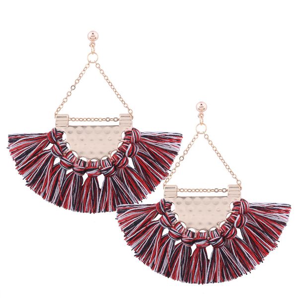 bohemian style fan shape tassel earrings temperament retro style fine earrings 2017 fashion popular jewelry eardrop, Silver
bohemian style fan shape tassel earrings temperament retro style fine earrings 2017 fashion popular jewelry eardrop, Silver