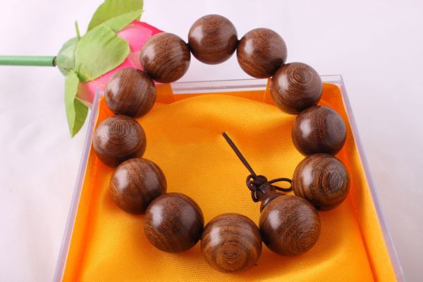 natural sandalwood buddha bead bracelet whosale, Black
natural sandalwood buddha bead bracelet whosale, Black