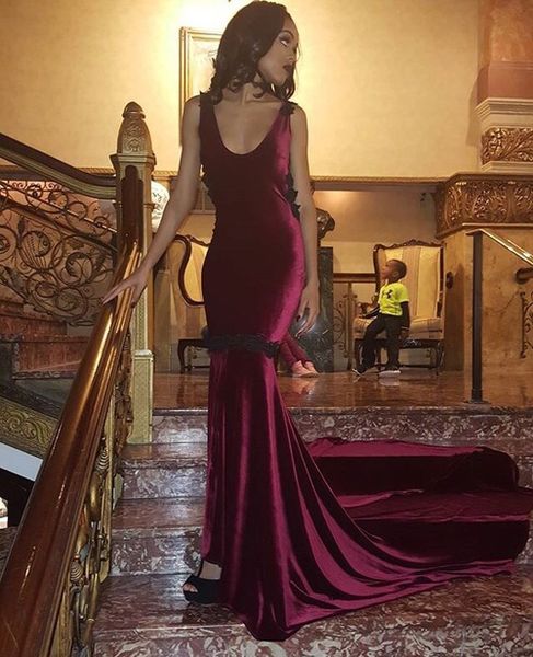 2021 african prom dresses formal gowns lace black appliques mermaid evening dresses, Black;red
2021 african prom dresses formal gowns lace black appliques mermaid evening dresses, Black;red