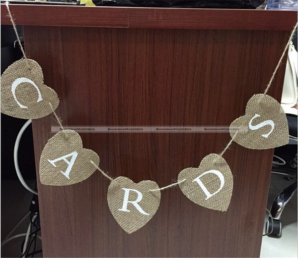 wholesale-new vintage shabby chic hessian burlap cards bunting wedding decoration smb
wholesale-new vintage shabby chic hessian burlap cards bunting wedding decoration smb