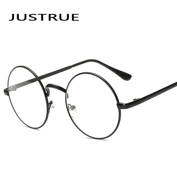 wholesale- justrue vintage round eyeglasses women men clear eyeglasses metal frame transparent lens optical glasses, Silver
wholesale- justrue vintage round eyeglasses women men clear eyeglasses metal frame transparent lens optical glasses, Silver