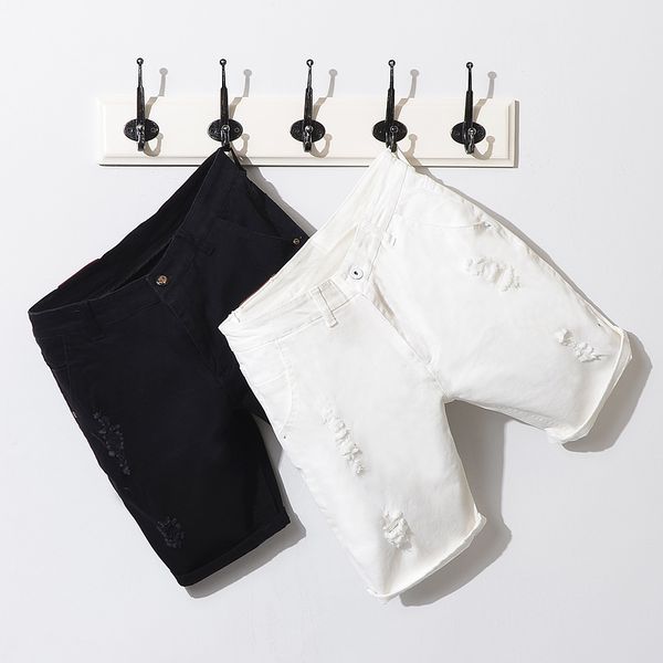 wholesale- male brand black bermuda summer jeans solid cotton ripped denim short pants quality slim men fashion style shorts shorts whi sqsd
wholesale- male brand black bermuda summer jeans solid cotton ripped denim short pants quality slim men fashion style shorts shorts whi sqsd