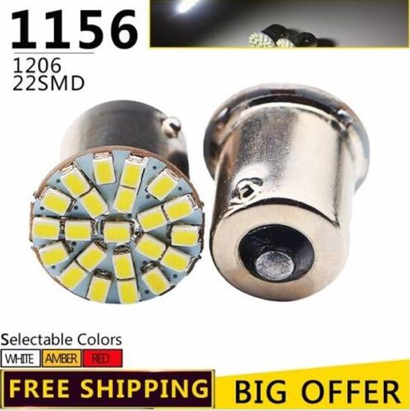 50x ba15s 1156 p21w 7506 22 smd led car tail signal light lamp bulb 1206 white
50x ba15s 1156 p21w 7506 22 smd led car tail signal light lamp bulb 1206 white
