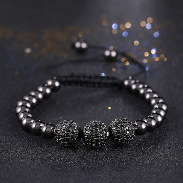 new famous braided macrame bracelets charm mens womens bangles pave setting black cz beads
new famous braided macrame bracelets charm mens womens bangles pave setting black cz beads
