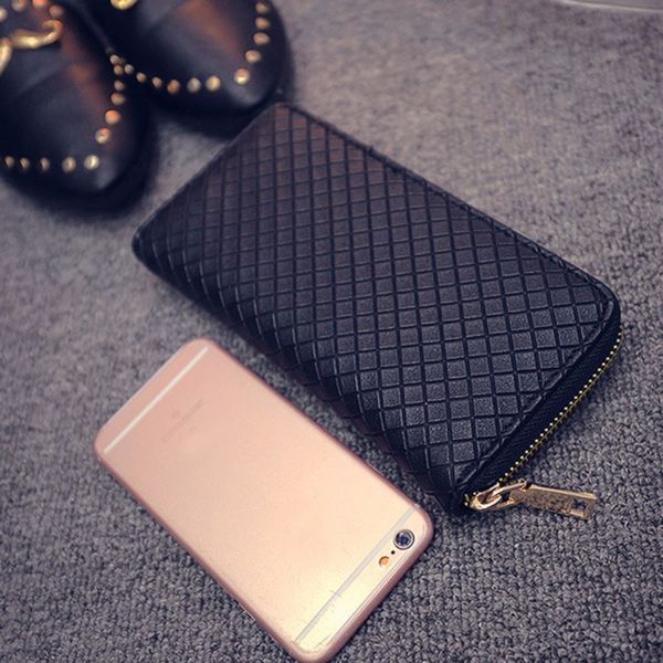 wholesale- 4 colors women wallets fashion solid female wallet ladies' long design purse women clutch change purses carteira feminina, Red;black
wholesale- 4 colors women wallets fashion solid female wallet ladies' long design purse women clutch change purses carteira feminina, Red;black