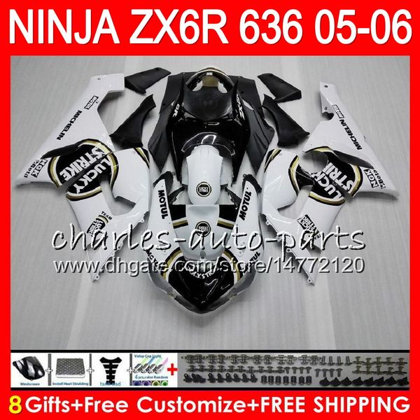 8Gifts 23Colors Bodywork For KAWASAKI NINJA ZX-636 ZX-6R 05-06 600CC 27HM6 ZX 636 Lucky Strike ZX 6R 2005 2006 ZX636 ZX6R 05 06 Fairing kit
8Gifts 23Colors Bodywork For KAWASAKI NINJA ZX-636 ZX-6R 05-06 600CC 27HM6 ZX 636 Lucky Strike ZX 6R 2005 2006 ZX636 ZX6R 05 06 Fairing kit