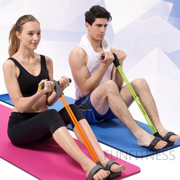 foot pedal pull 4 ropes resistance band tube home gym fitness workout exercise body building equipment
foot pedal pull 4 ropes resistance band tube home gym fitness workout exercise body building equipment