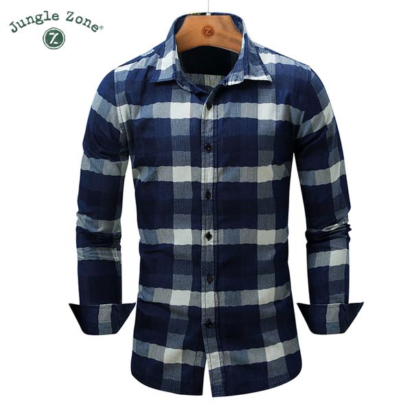 wholesale- jungle zone european size men's shirt fashion denim shirts classic lattice design long sleeve mens plaid shirt 2017 new fm08, White;black
wholesale- jungle zone european size men's shirt fashion denim shirts classic lattice design long sleeve mens plaid shirt 2017 new fm08, White;black