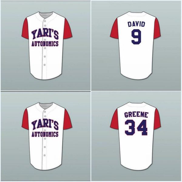 9 larry david yari's autonomics baseball jersey 34 jeff greene deluxe edition any player or number stitch sewn jerseys, Blue;black
9 larry david yari's autonomics baseball jersey 34 jeff greene deluxe edition any player or number stitch sewn jerseys, Blue;black