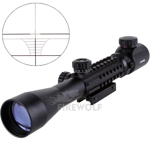 2017 NEW 3-9X40EG Illuminated Red Green Rangefinder Reticle Riflescope of Tripe Picatinny Rail Hunting Airsoft Rifle Scope
2017 NEW 3-9X40EG Illuminated Red Green Rangefinder Reticle Riflescope of Tripe Picatinny Rail Hunting Airsoft Rifle Scope