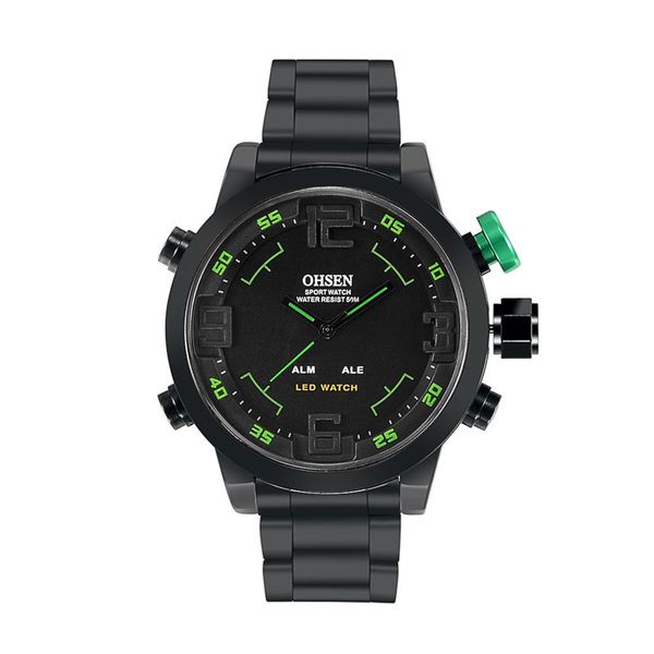 wholesale- ohsen brand new waterproof men sports watches quartz led digital watch full stainless steel male casual wristwatches gift, Slivery;brown
wholesale- ohsen brand new waterproof men sports watches quartz led digital watch full stainless steel male casual wristwatches gift, Slivery;brown