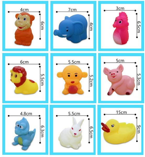 DHL 4000pcs 5cm Baby Bath Water Duck Toy Mini Sounds animal Yellow Rubber Ducks Kids Bath Small Octopus Toy Children Swiming Beach Gifts
DHL 4000pcs 5cm Baby Bath Water Duck Toy Mini Sounds animal Yellow Rubber Ducks Kids Bath Small Octopus Toy Children Swiming Beach Gifts