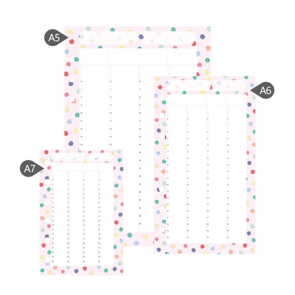 wholesale- new 2017 dokibook a5 a6 a7 kawaii planner refill paper notebooks pages diary fillers wholesale diy multicolor dots, Purple;pink
wholesale- new 2017 dokibook a5 a6 a7 kawaii planner refill paper notebooks pages diary fillers wholesale diy multicolor dots, Purple;pink