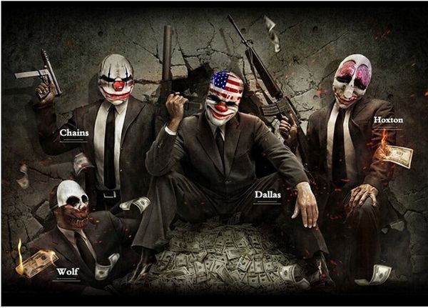 Halloween Horror Mask Payday Mask Newest Topic Game Series Plastic Old Head Clown Flag Red Head Masquerade Supplies
Halloween Horror Mask Payday Mask Newest Topic Game Series Plastic Old Head Clown Flag Red Head Masquerade Supplies