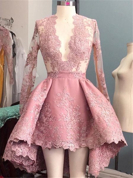 pink appliques elegant long-sleeves deep v-neck hi-lo prom dress long sleeves puffy homecoming dress high low cocktail dresses, Blue;pink
pink appliques elegant long-sleeves deep v-neck hi-lo prom dress long sleeves puffy homecoming dress high low cocktail dresses, Blue;pink