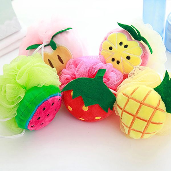 wholesale- soft fruit shape bath puff shower sponge body foam bubble net ball body scrub store 207
wholesale- soft fruit shape bath puff shower sponge body foam bubble net ball body scrub store 207