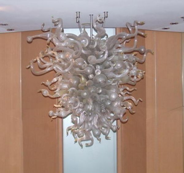 100% mouth blown borosilicate modern art deco lighting style murano hand blown white glass art crystal chandelier
100% mouth blown borosilicate modern art deco lighting style murano hand blown white glass art crystal chandelier
