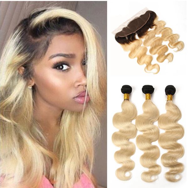 Peruvian human hair pre plucked lace frontal clo ure with baby hair 1b 613 blonde ombre virgin hair with lace frontal 4pc lot
Peruvian human hair pre plucked lace frontal clo ure with baby hair 1b 613 blonde ombre virgin hair with lace frontal 4pc lot