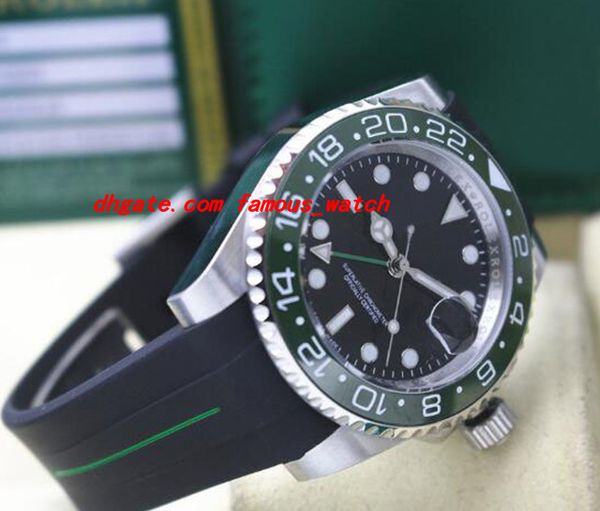 luxury 40mm 18k white gold rubber bracelet ii ceramic green bezel black dial # 116718 warranty mechanical men watches new, Slivery;brown
luxury 40mm 18k white gold rubber bracelet ii ceramic green bezel black dial # 116718 warranty mechanical men watches new, Slivery;brown