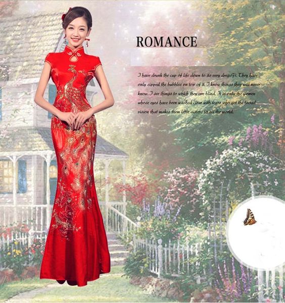 good pricereal classical red chinese embroidery cheongsam dragon phoenix image mermaid wedding dress,lady party long prom evening dresses, Black;gray
good pricereal classical red chinese embroidery cheongsam dragon phoenix image mermaid wedding dress,lady party long prom evening dresses, Black;gray