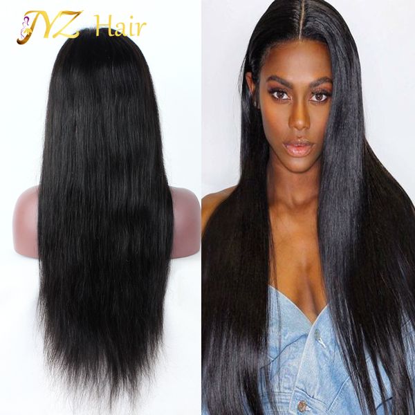 jyz 130 density brazilian virgin human straight hair full lace wigs glueless human hair front lace wig for black women ing, Black;brown
jyz 130 density brazilian virgin human straight hair full lace wigs glueless human hair front lace wig for black women ing, Black;brown