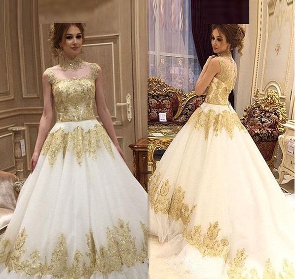 elegant high neck gold lace appliques quinceanera dresses 2017 ball gown 2017 tulle sleeveless white bridal gowns vestido de noiva, Blue;red
elegant high neck gold lace appliques quinceanera dresses 2017 ball gown 2017 tulle sleeveless white bridal gowns vestido de noiva, Blue;red