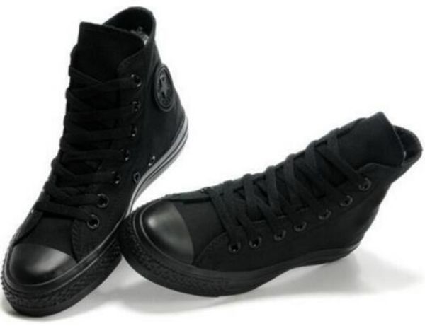 drop shipping brand new 13 colors all size 35-46 high sports stars low classic canvas shoe sneakers men's women's casual shoes, Black
drop shipping brand new 13 colors all size 35-46 high sports stars low classic canvas shoe sneakers men's women's casual shoes, Black