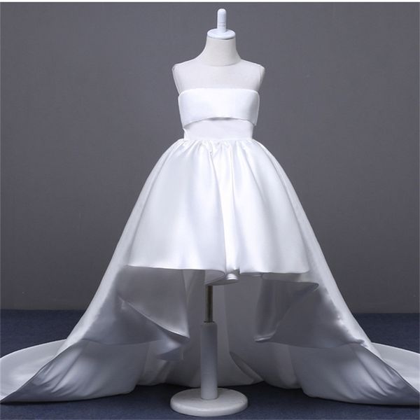 2017 new arrival flower girl dresses with train for wedding little girls kids/child dress satin party pageant communion dress, White;blue
2017 new arrival flower girl dresses with train for wedding little girls kids/child dress satin party pageant communion dress, White;blue