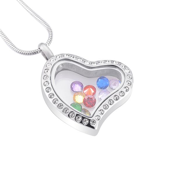 cremation urn pendant necklace multiple color memorial jewelry perfume bottle with shiny crystal funeral casket ijd9890, Silver
cremation urn pendant necklace multiple color memorial jewelry perfume bottle with shiny crystal funeral casket ijd9890, Silver